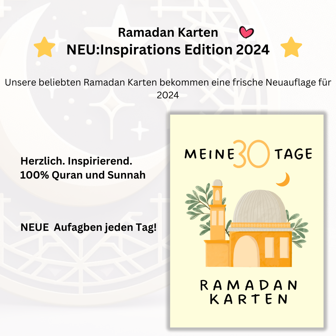 Meine 30 Tage Ramadan Karten – Inspirations Edition 2024