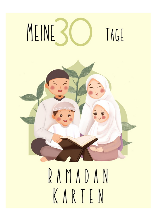 Meine 30 Tage Ramadan Karten - Klassik Edition