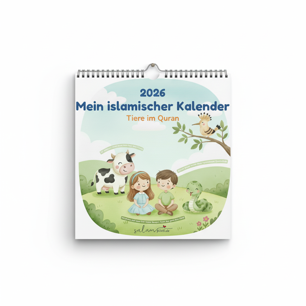 Mein islamischer Kinderkalender 2026 - Tiere im Quran